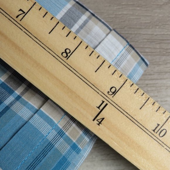 Van Heusen* Men's Short Sleeve Button Down Curved Hem Pocket Shirt~ Size S/P - Picture 9 of 11